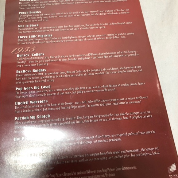 The Three Stooges Volume 1 & 2 DVD Collections 1934-1939 - Picture 11 of 15